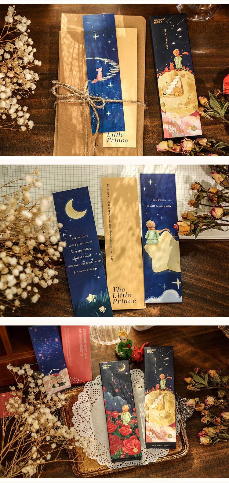 5Product Display of The Little Prince Journal Bookmark2