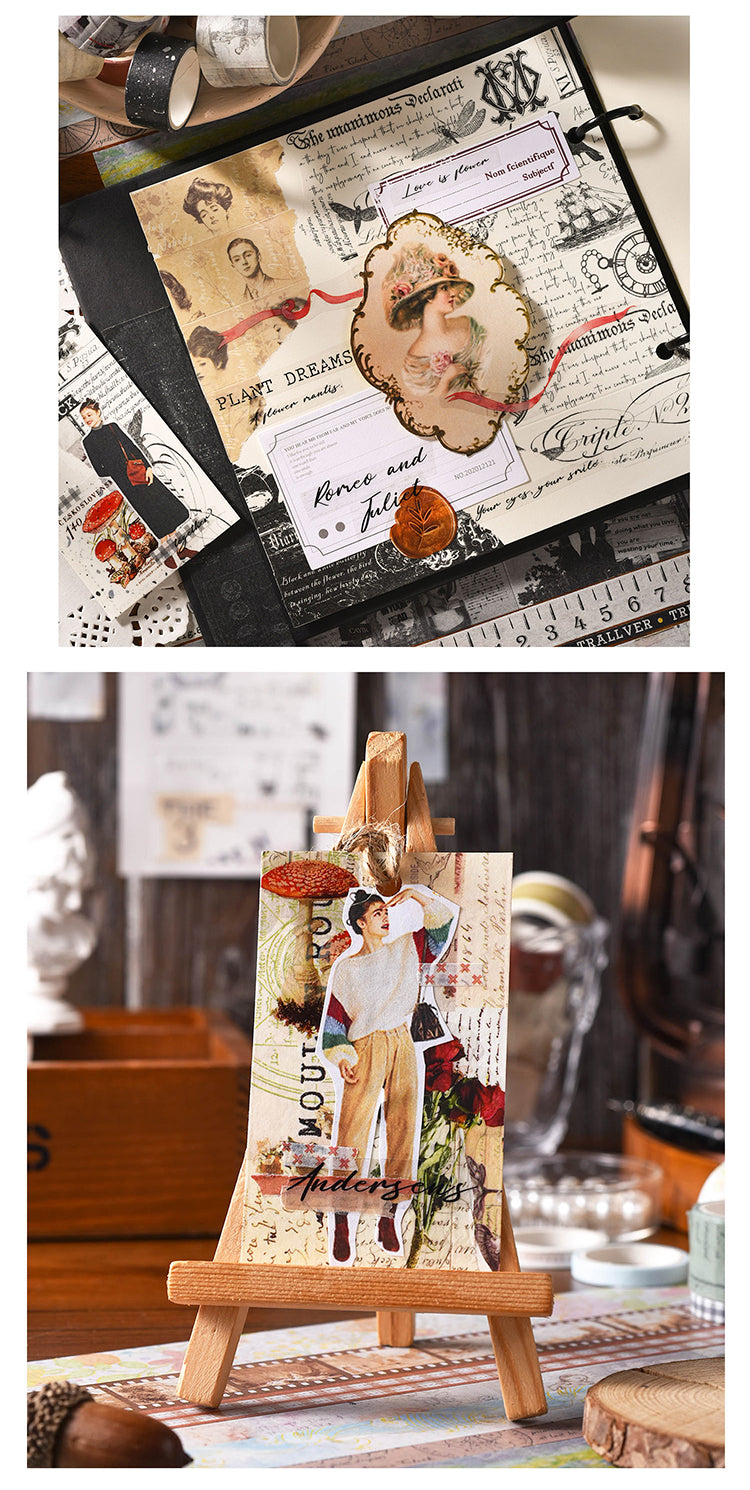 5Product Display of Vintage Memory Ins Style Boxed Washi Tape Set6