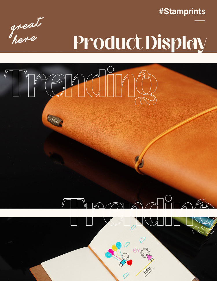 5Product Display of Vintage Simple String Bound Travel Journal1