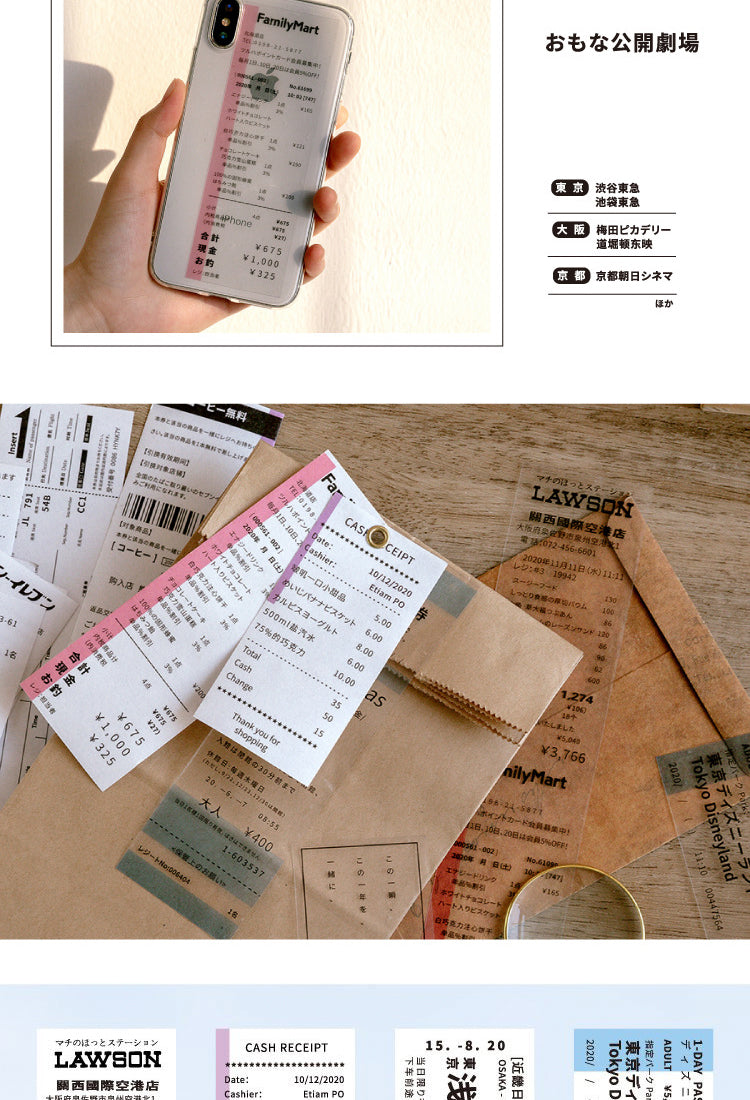 5Receipt Printer Multi-Material Long Strip Tape Stickers9