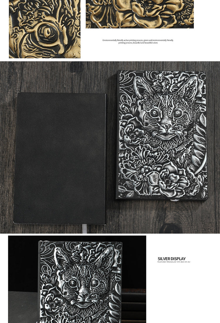 5Retro Cat Starman A5 Hardcover Notebook4