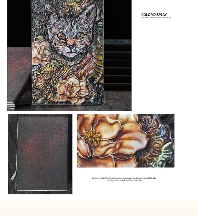 5Retro Cat Starman A5 Hardcover Notebook6