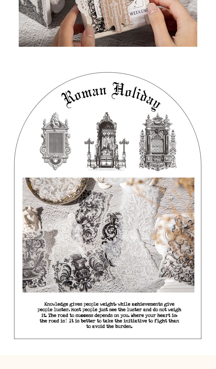 5Roman Holiday Classical European Decorative Sticker5