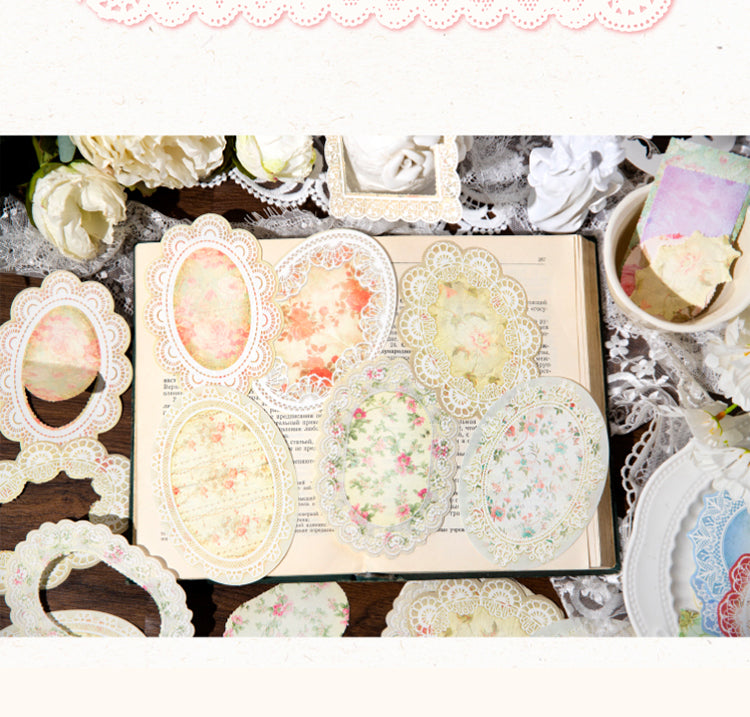 5Romantic Waltz Lace Decorative Scrapbook Paper4