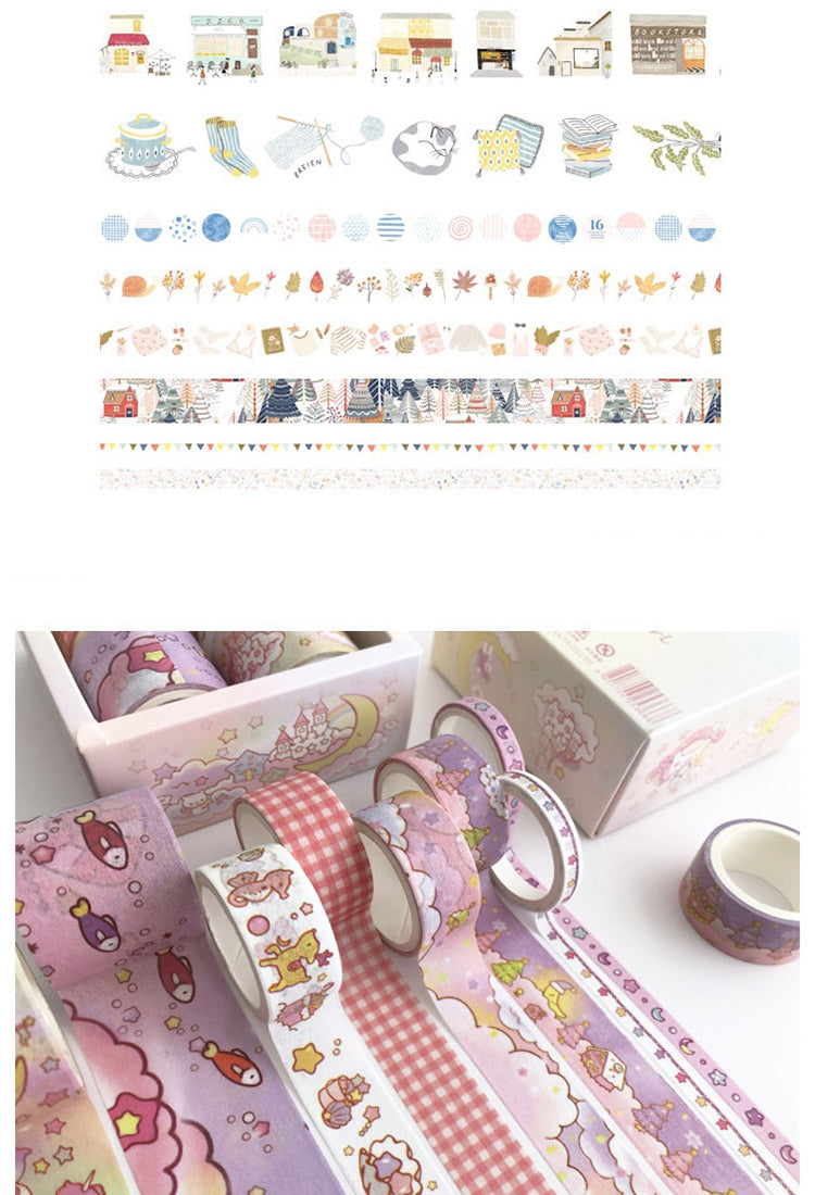 5Simple Refreshing Plant Boxed Washi Tape Set4