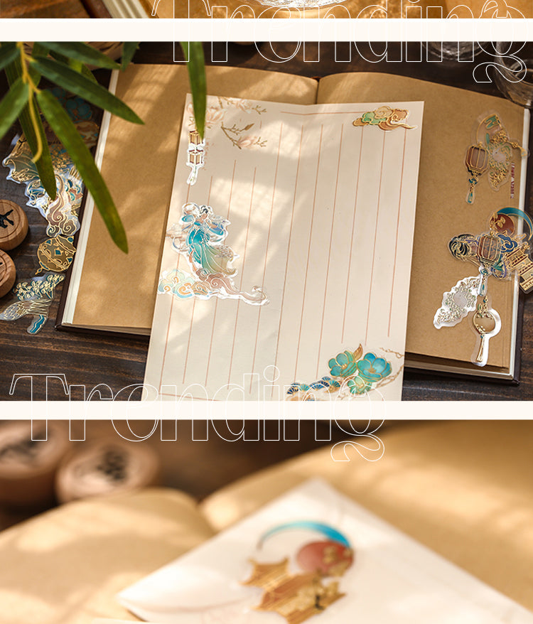 5Traditional Chinese Style Hot Stamping Sticker Pack3