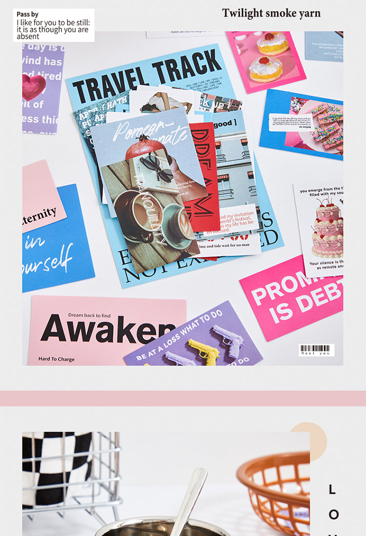 5Travel Magazine Style Self-Adhesive Sticker Pack2