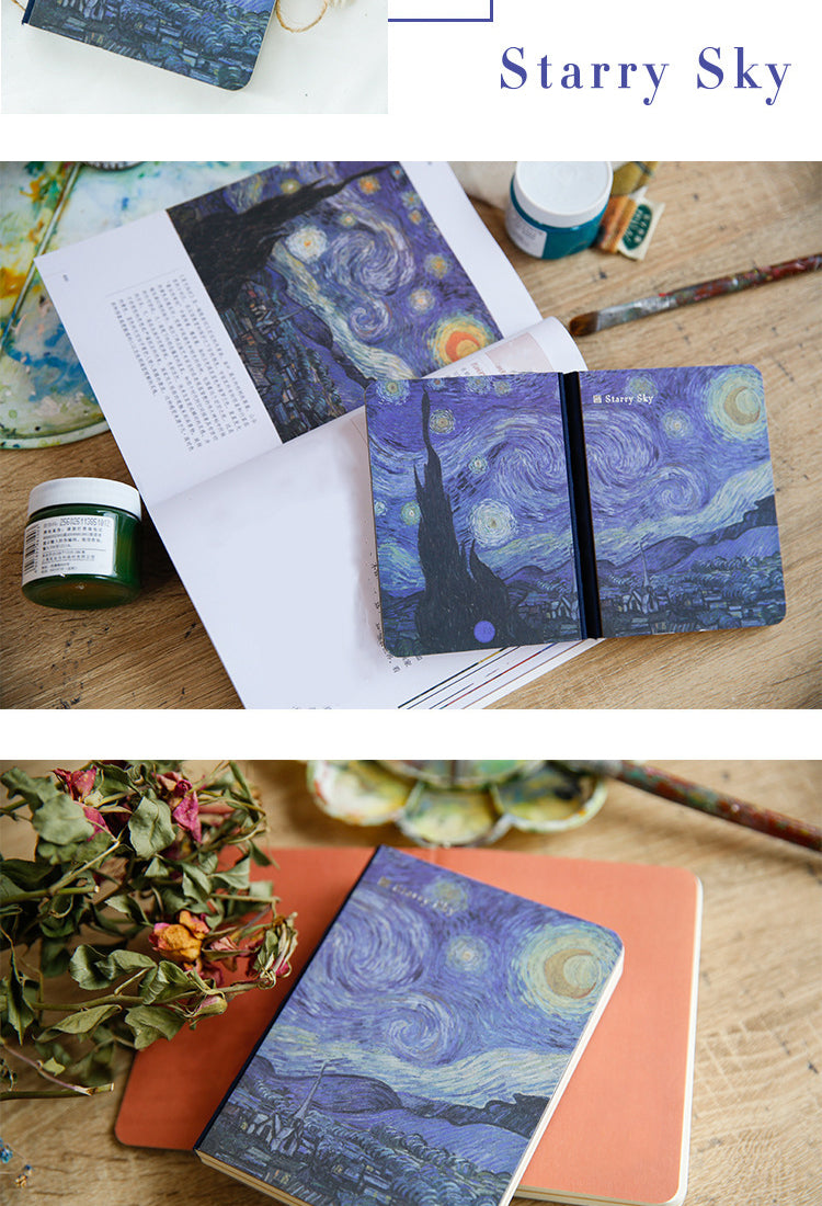 5Van Gogh Monet World Famous Painting Artistic Notebook3