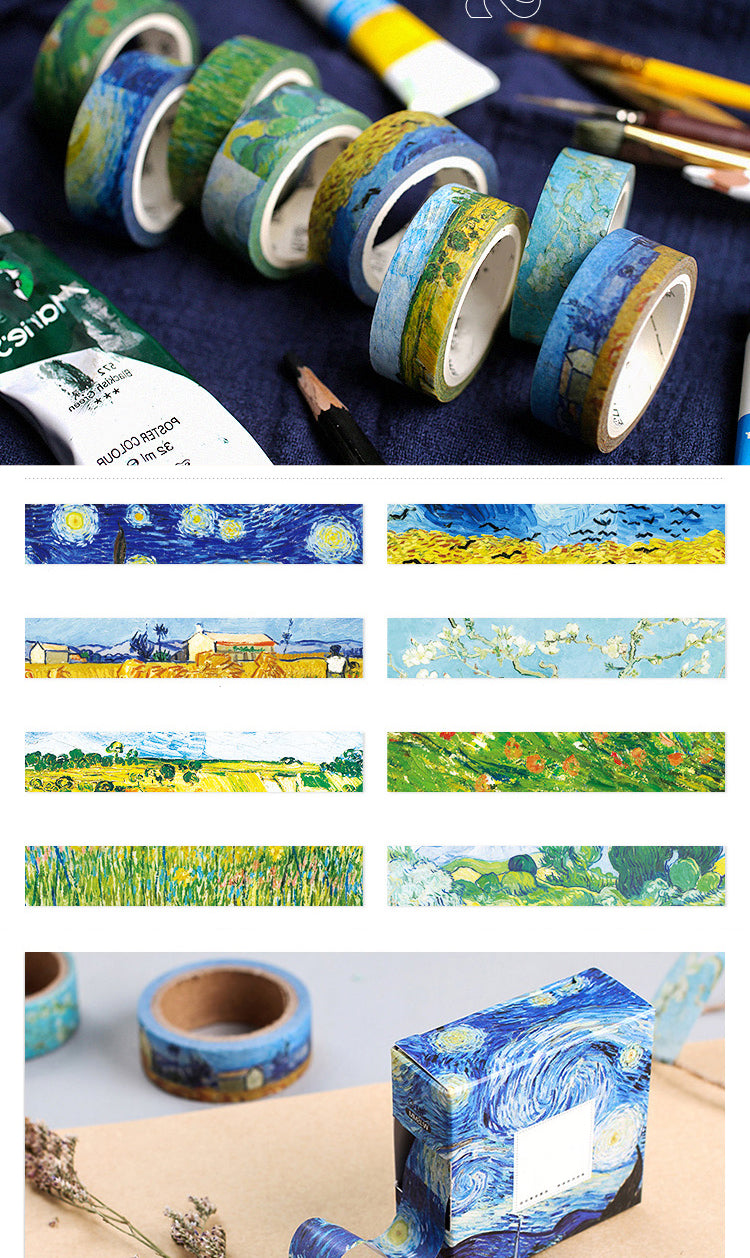5Van Gogh's Color Classic Painting Washi Tape2