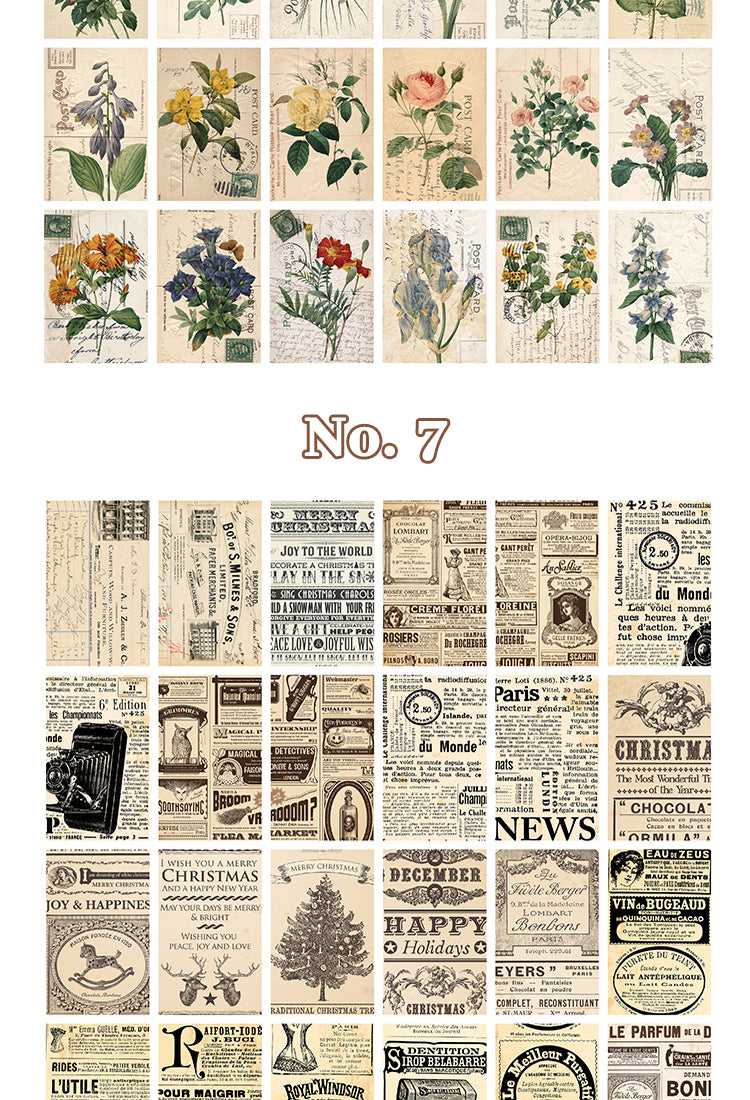 5Vintage Nature Creative Plant Scrapbook Paper10