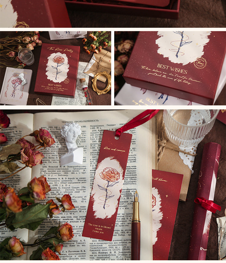 5Vintage Rose Premium Gift Box Stationery Set2