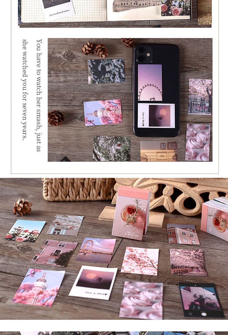 5Vintage Scenery Collage Washi Paper Sticker Book5