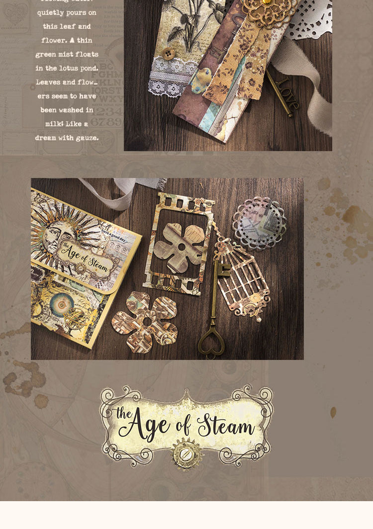 5Vintage Steam Age Material Paper7