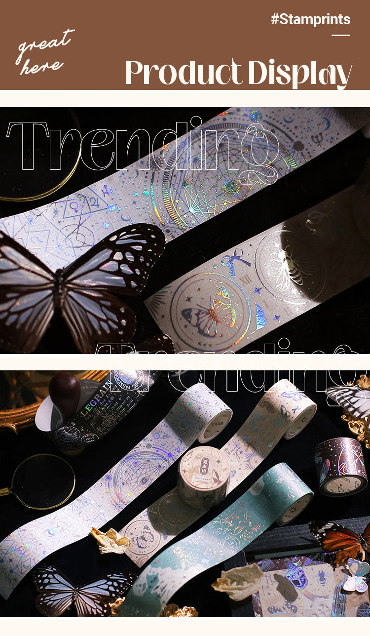 Dazzling Magic Pattern Holographic Washi Tape