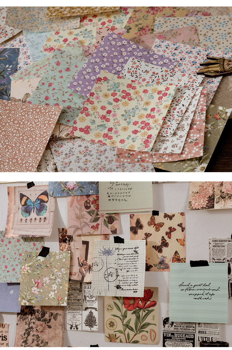 Product Display of Retro Fingertip Series Scrapbook Paper Pack-5