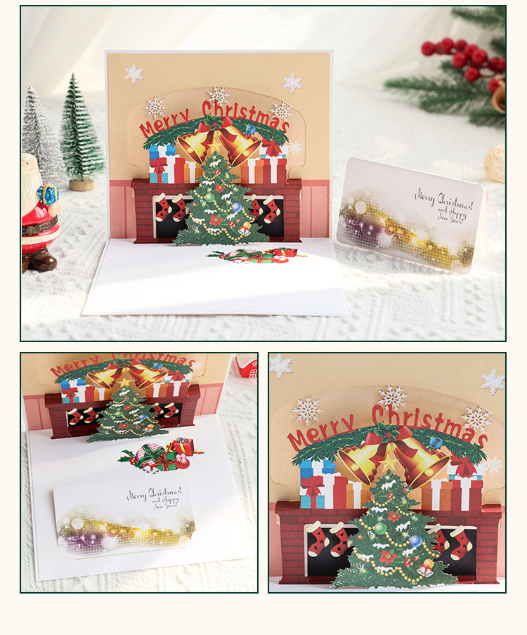 Cute 3D Christmas Tree Greeting Card