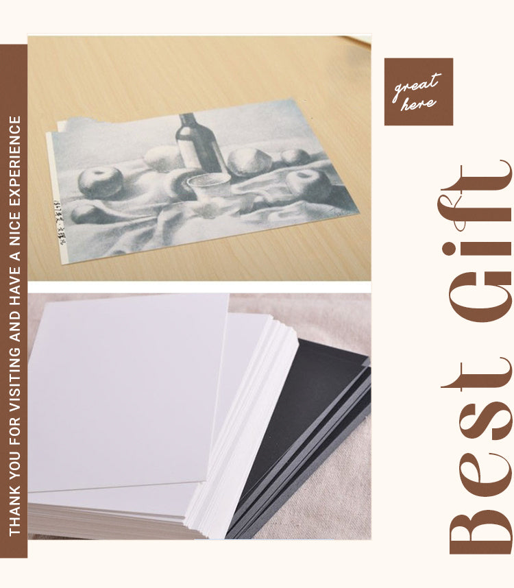 6Offset Printing White Cardstock 8K White Ivory Board Art Paper