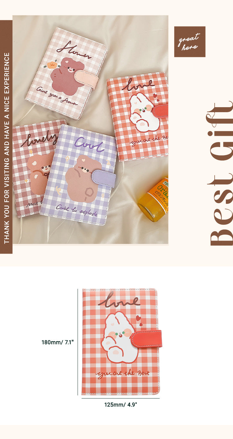 6Product Size Cute Cartoon Color Page Notebook