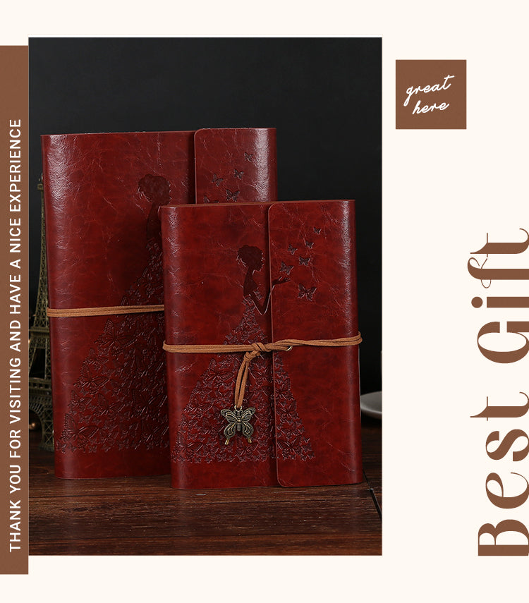 6Product Size Vintage Loose-Leaf String Travel Notebook