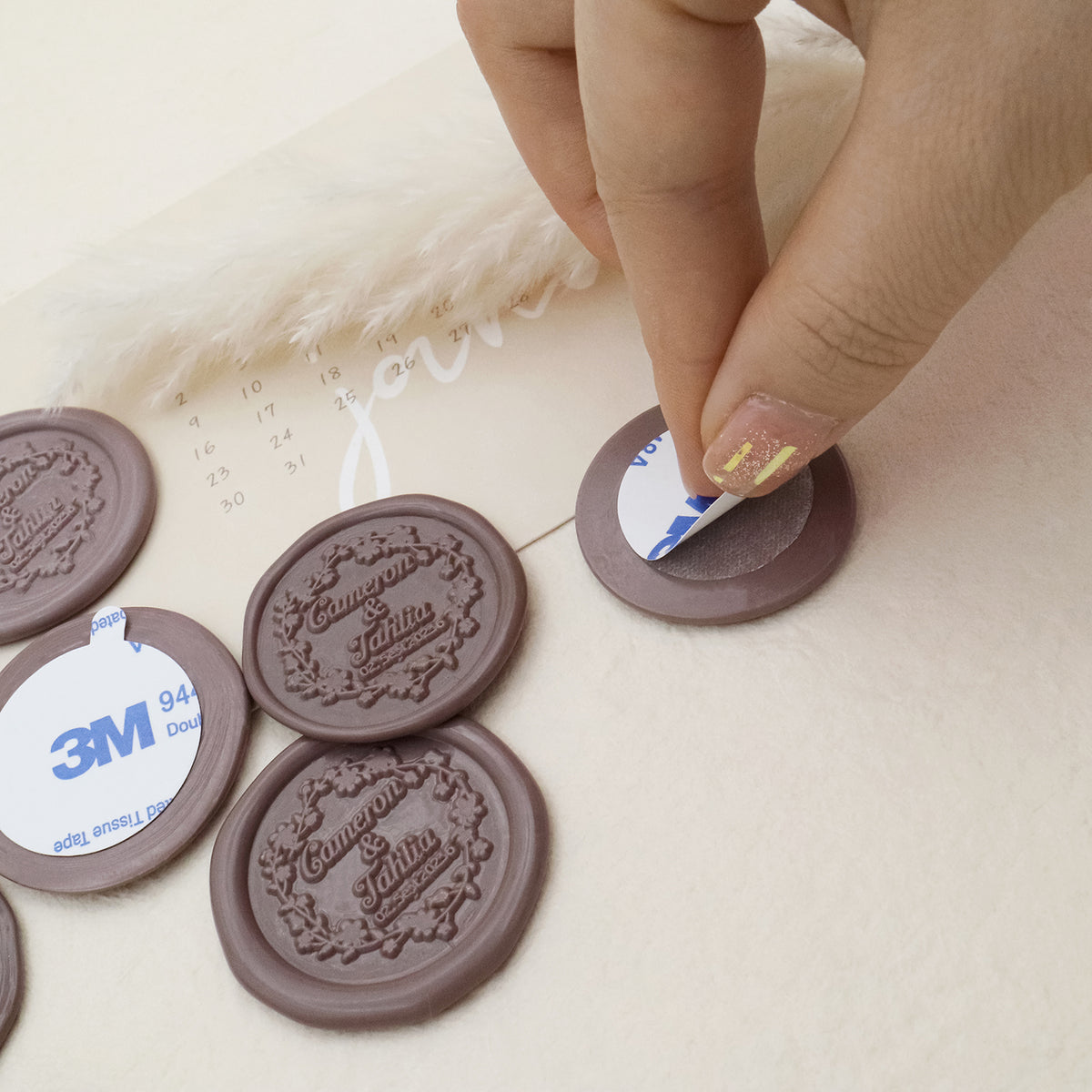 Adhesive Wax Seal Stickers with your Logo or Art-Large Sizes 1 3/8 to 1  5/8 Finished Size – Nostalgic Impressions