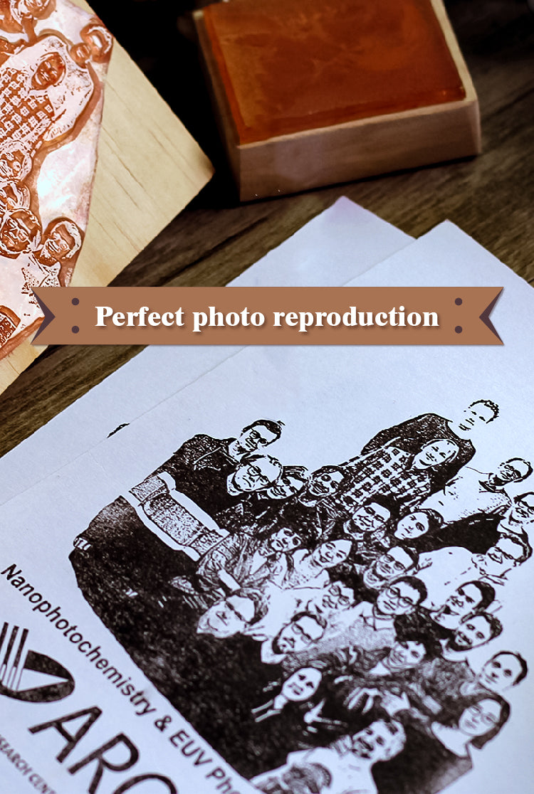 Custom Design Wooden Rubber Stamp With Your Artwork - Decorative Wood Stamps