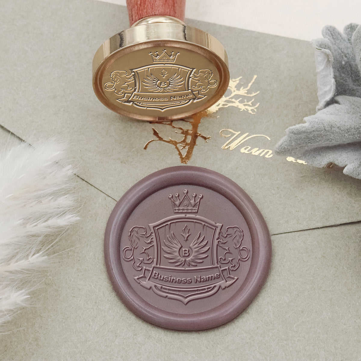 Custom Wax Seal Stamp Personalized Logo Sealing Wax Stamp Letter