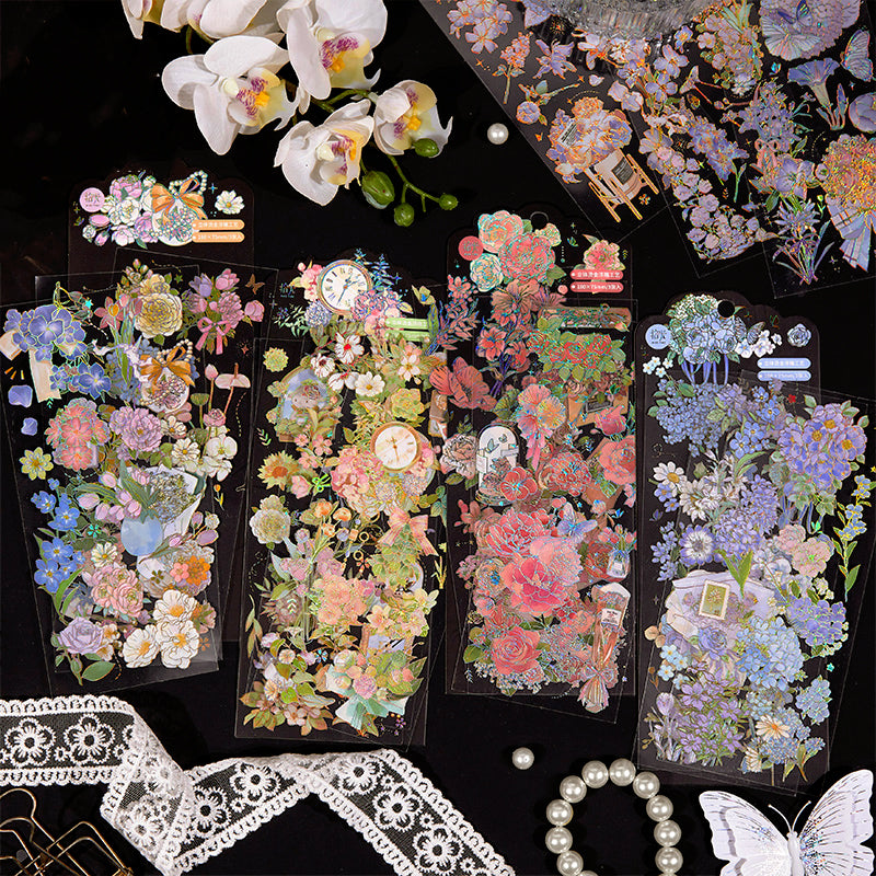 Bronzing Stickers Flowers and Petals - Daphne's Diary