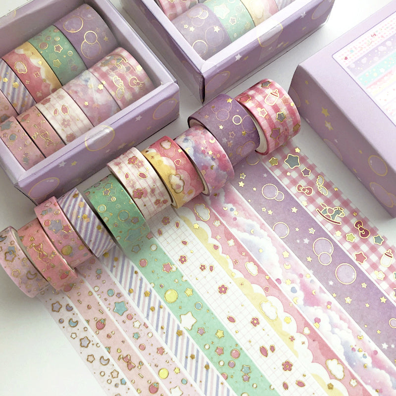 Tape - Color Foil Stamping Extra Fine Washi Tape Set