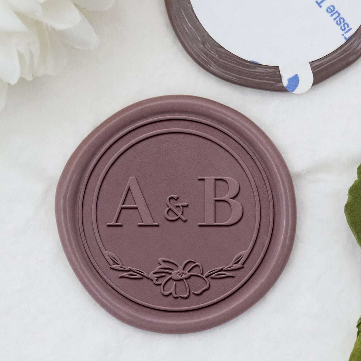 CRASPIRE 50pcs Letter B Wax Seal Stickers Initial Self Adhesive Wax Seal  Stamp Stickers