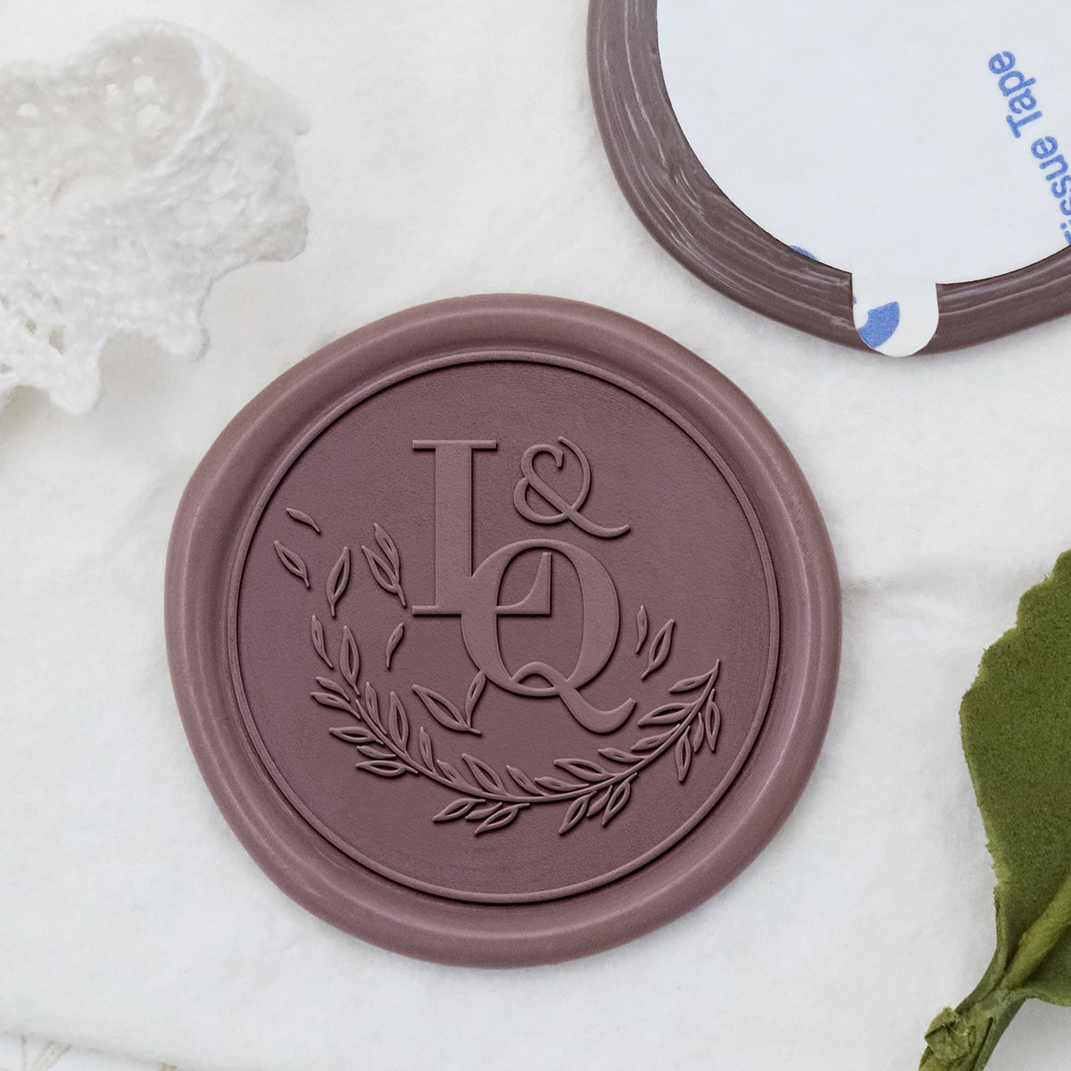 Wax Seal Stickers, Olive Branch Wax Seals, Olive Wax Seal Stickers