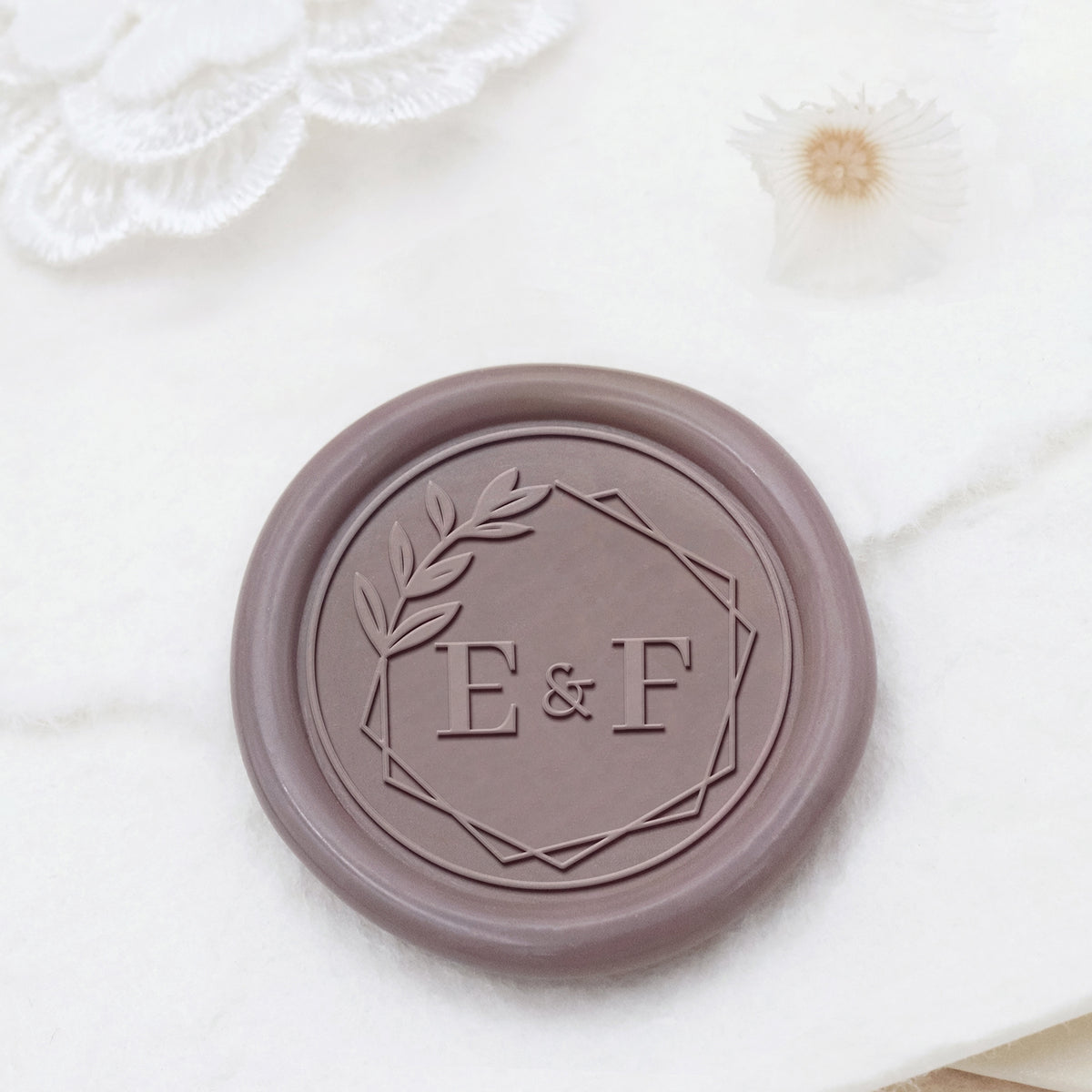 Windfall Wedding Monogram Custom Wax Seal Stamp with Turquoise Wood  Handle-Multiple Font Choices with Preview #7020