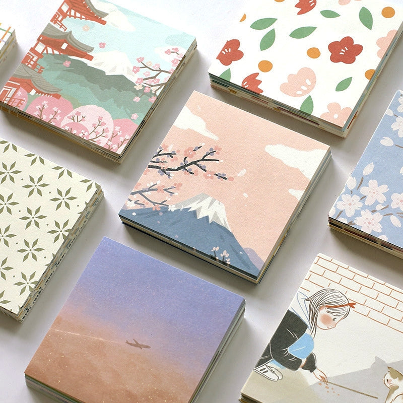 konto Folde Prestige Cute Spring Scrapbook Journal Paper Notepad - Mini Square | Stamprints