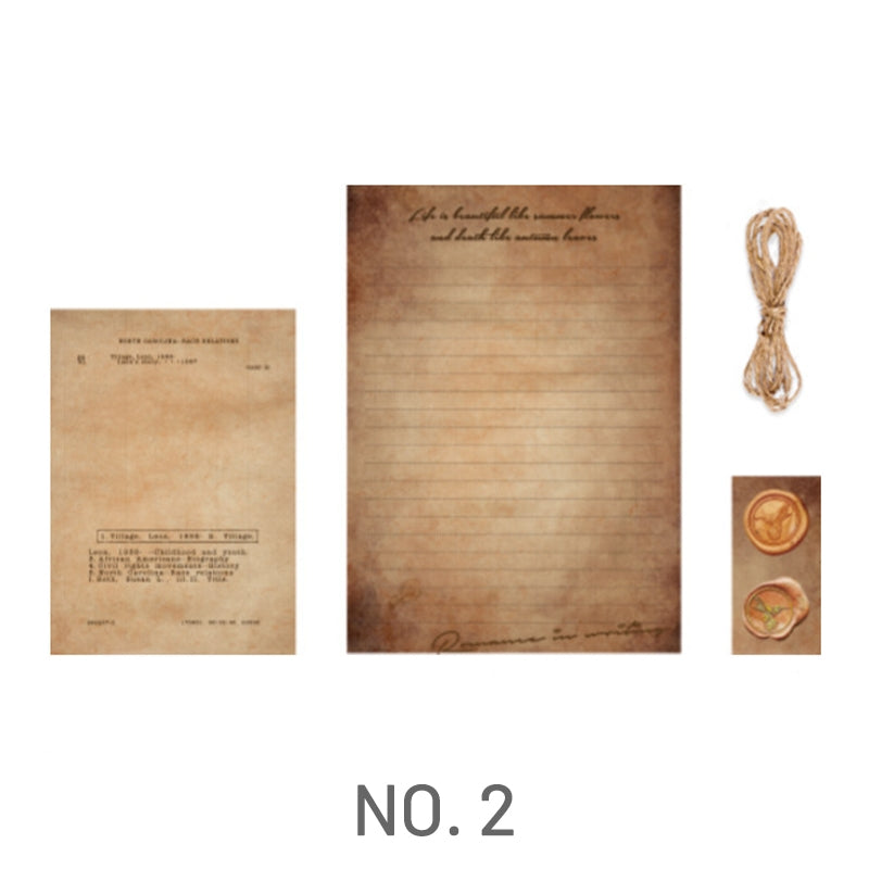 Tagore's Letterhead Vintage Kraft Writing Paper Envelope Set - Stationery  Set | Stamprints