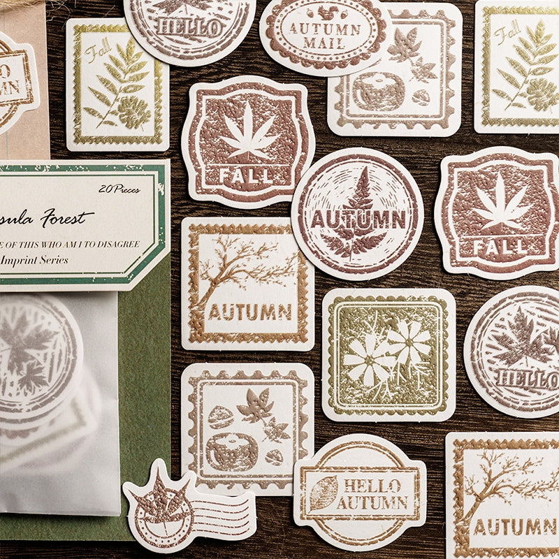 Universal Adventurers Vintage Stamp Stickers - Decorative Stickers for  Scrapbooks, Journals, and More