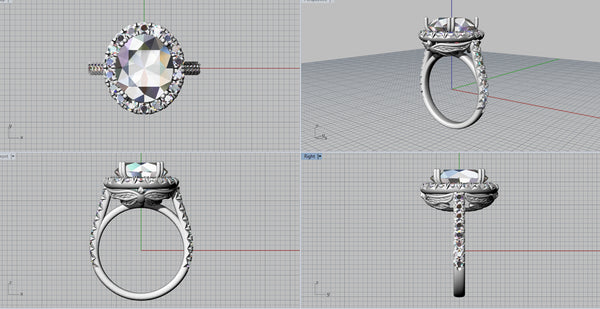 Dragonfly ring CAD