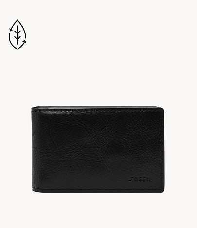 FOSSIL STEVEN FRONT POCKET BIFOLD WALLET - MED BROWN – Swans Apparel