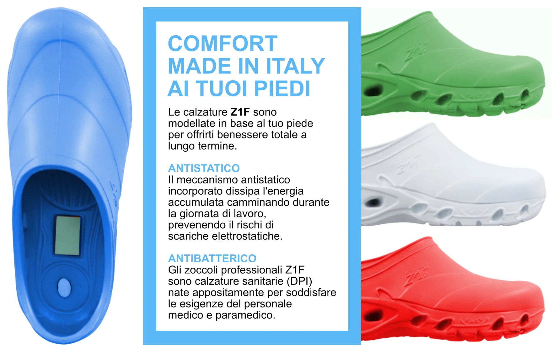 Tecnologia Zoccoli Professionali Z1F Made in Italy – NonSoloZoccoli