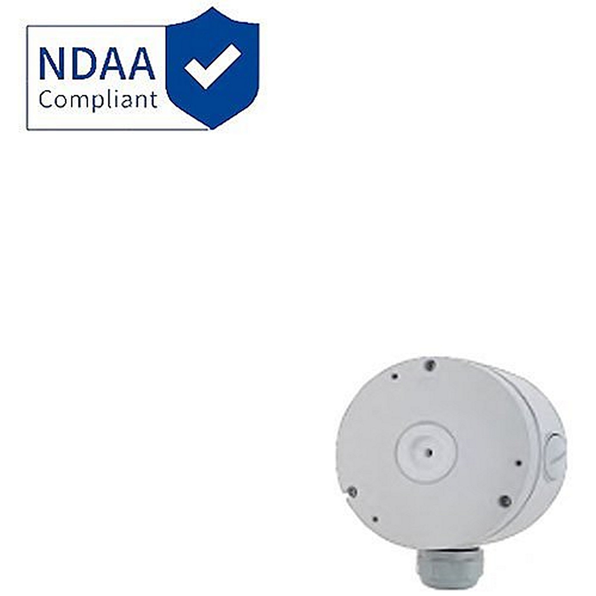 Turing Video TI-EDJB Junction Box, White, Compact Mounting Solution