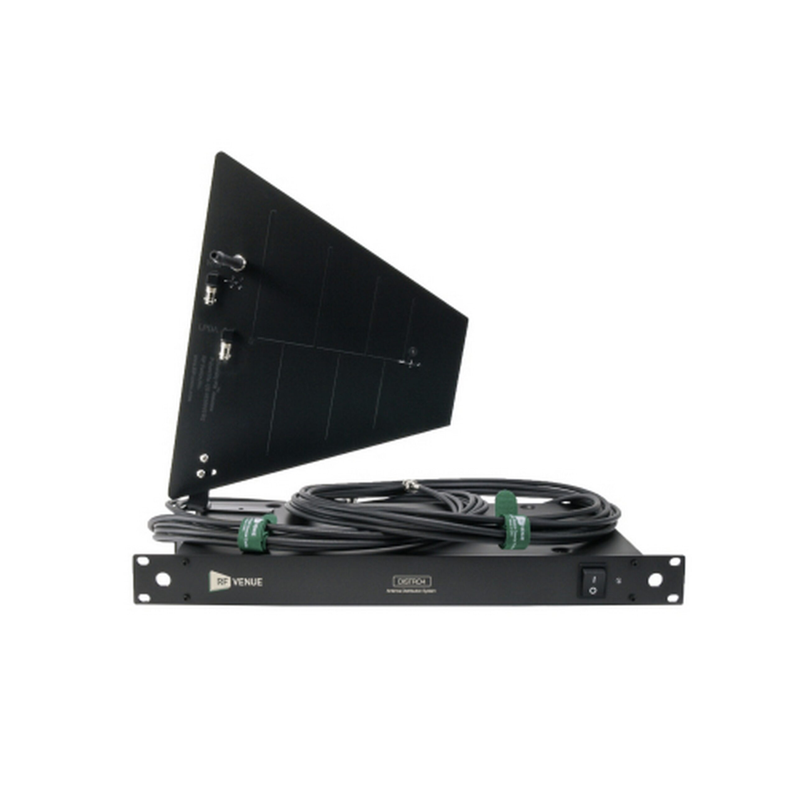 Audio-Technica DFINBDISTRO4 Diversity Fin DISTRO 4 Antenna System, Black