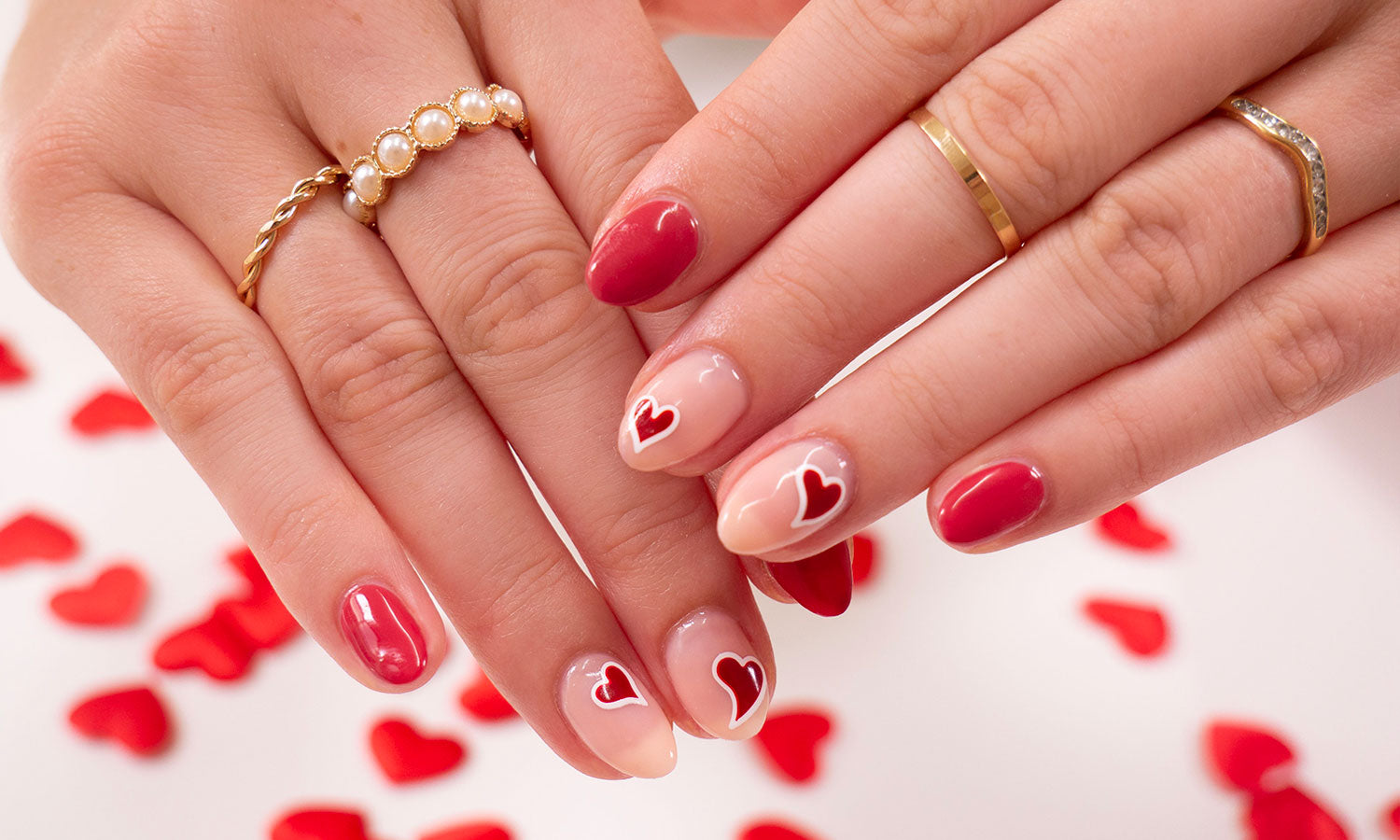 Gelous Red Velvet gel nail polish - photographed in Australia on model