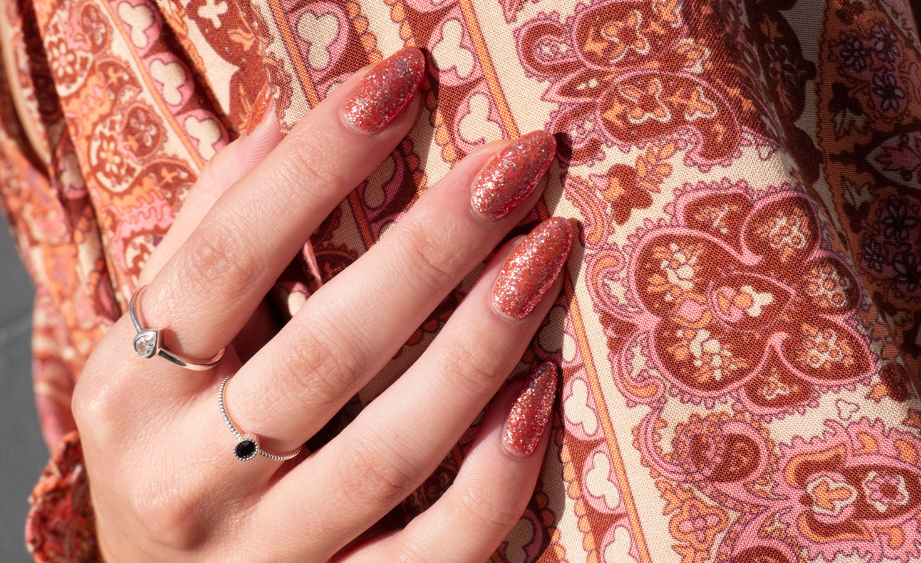 Gelous Ablaze gel nail polish - photographed in Australia on model