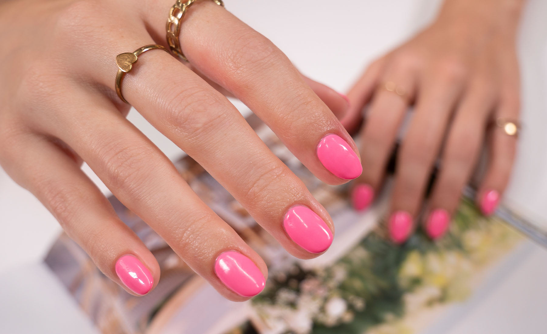 Gelous Girl Talk gel nail polish - photographed in Australia on model