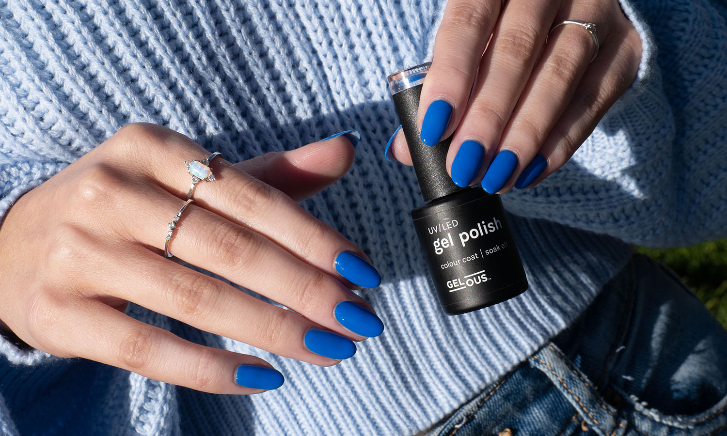 Gelous Vitamin Sea gel nail polish - photographed in Australia on model