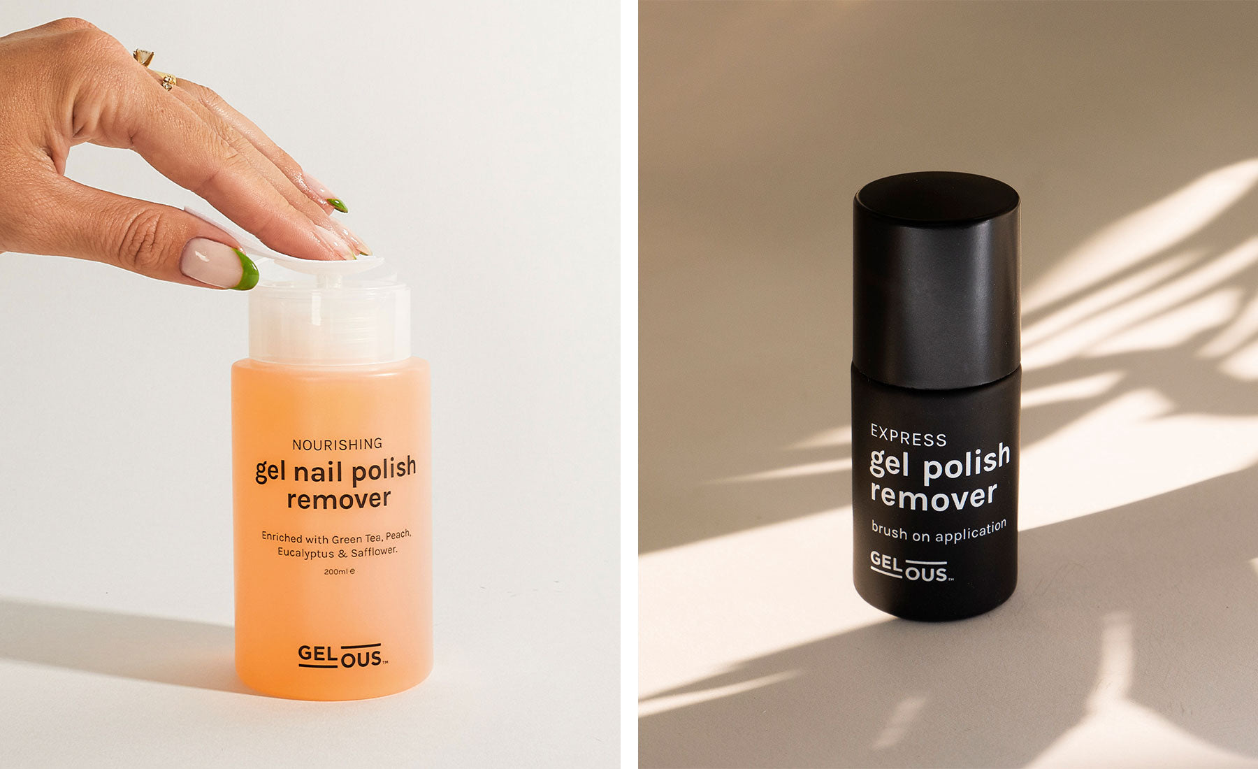 Gelous Gel Nail Polish Removers - photographed in Australia