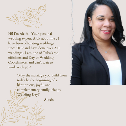 Tulsa wedding officiant 