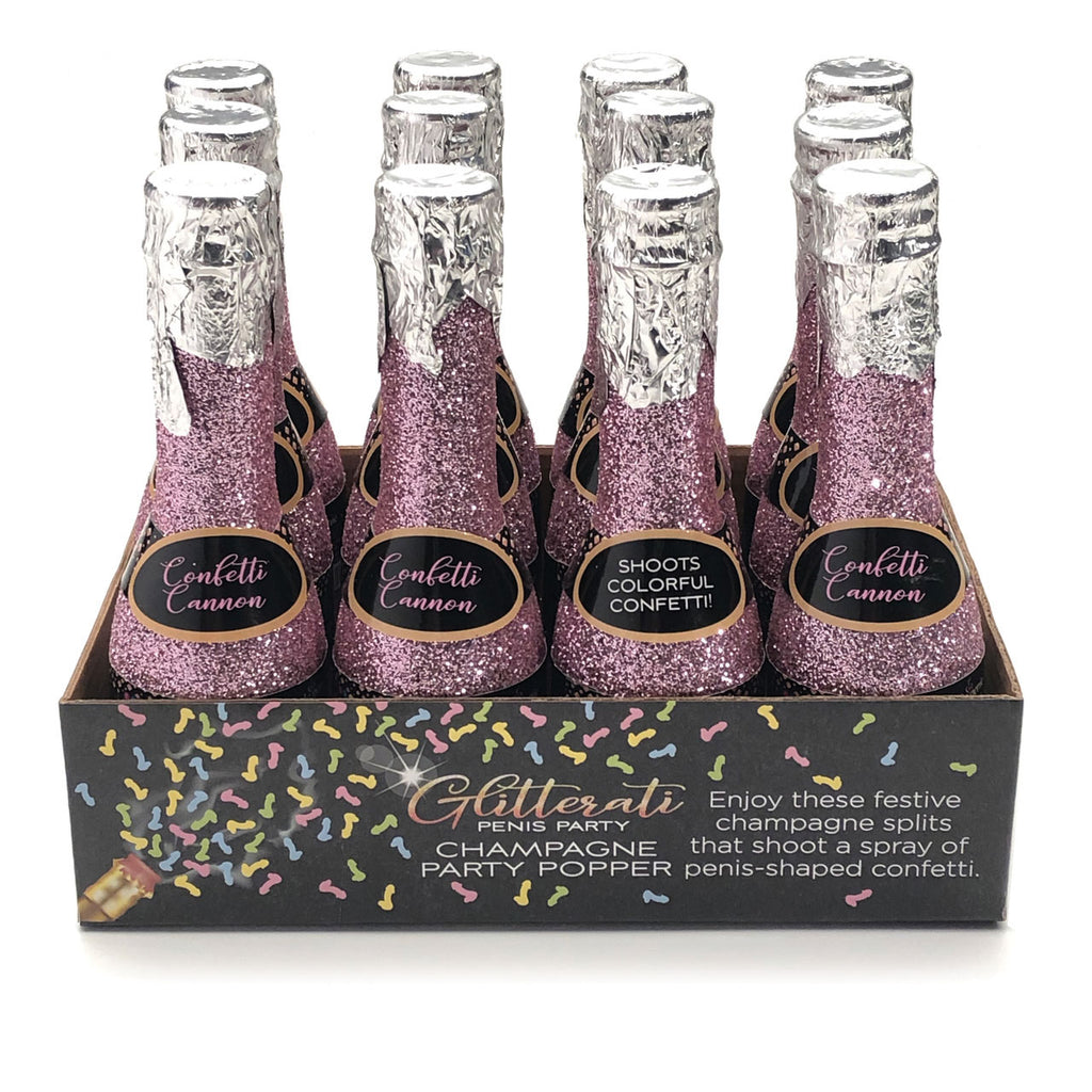 verlangen Ramkoers Betreffende Glitterati Champagne Confetti Poppers – playtimebuttique