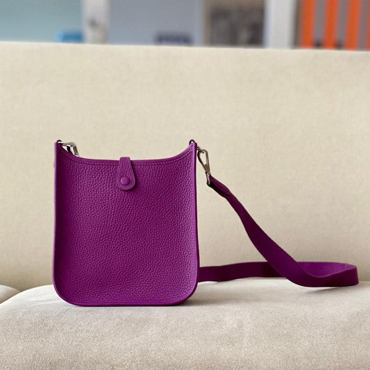 Hermès Mini Kelly Purple anemone chèvre - ASL1902