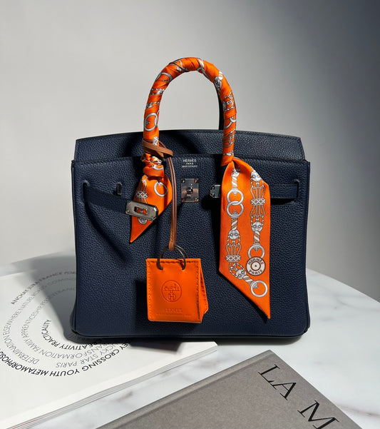 Birkin 25 Togo Gris Etain – Kluxq