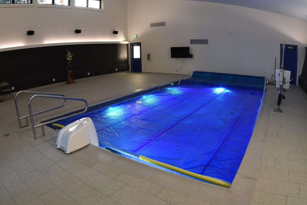 Semi inground pool