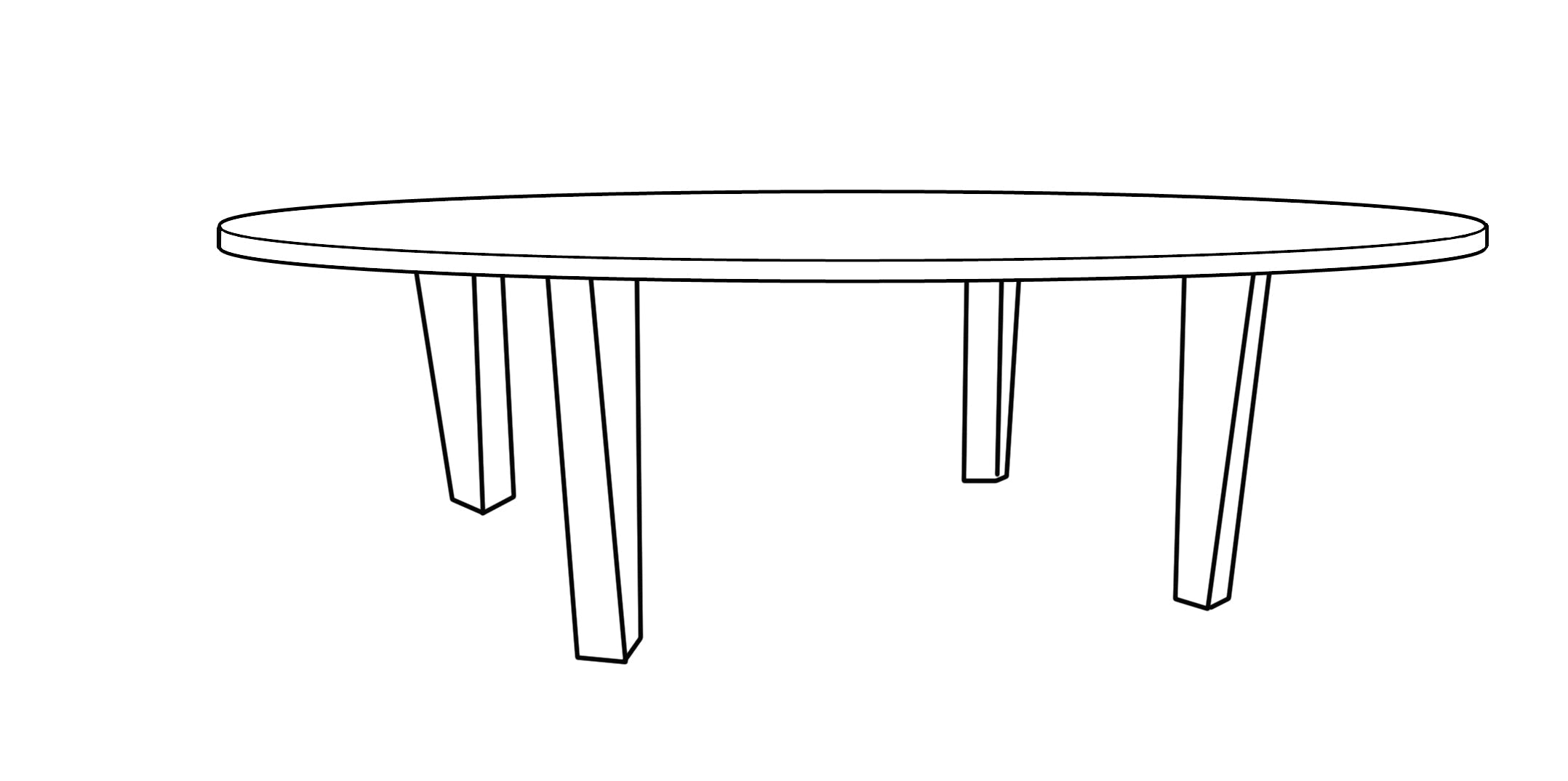 Rectangle Table Illustration